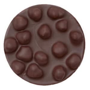 Petite Plaque Noisettes Noir 60g