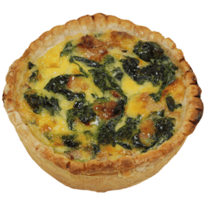 Quiche Spinat mit Eierschwämmchen